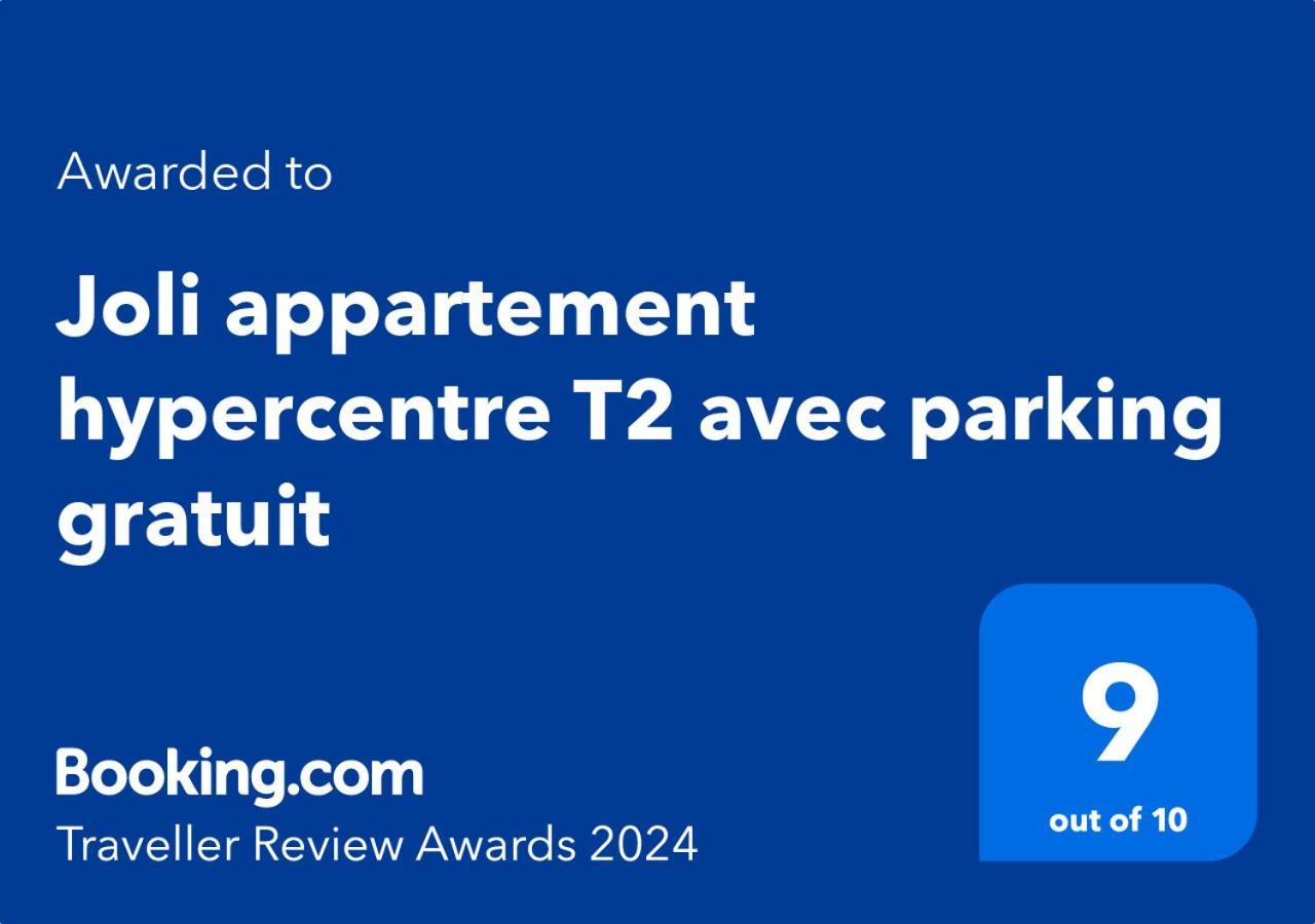 Joli Appartement Hypercentre T2, Classe Meuble De Tourisme 3 Avec Parking Gratuit Béziers Exterior foto