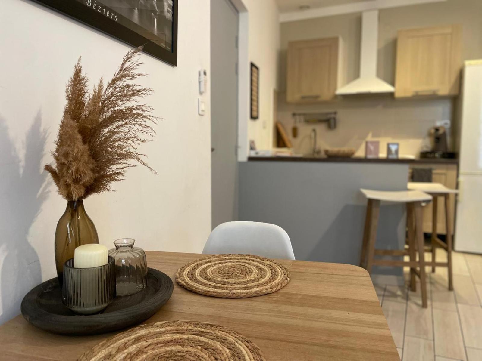 Joli Appartement Hypercentre T2, Classe Meuble De Tourisme 3 Avec Parking Gratuit Béziers Exterior foto